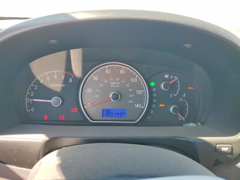 2008 Hyundai Elantra VIN KMHDU46D58U448306 COPART salvage auction — SIDE, NV - SALVAGE TITLE, sold $450 on 2026-07-30 (photo 9)