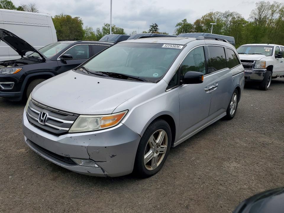 2012 Honda Odyssey VIN 5FNRL5H98CB083567 COPART salvage auction — FRONT END, Ma - Certificate Of Title (P), sold $1,650 on 2026-07-21 (photo 1)