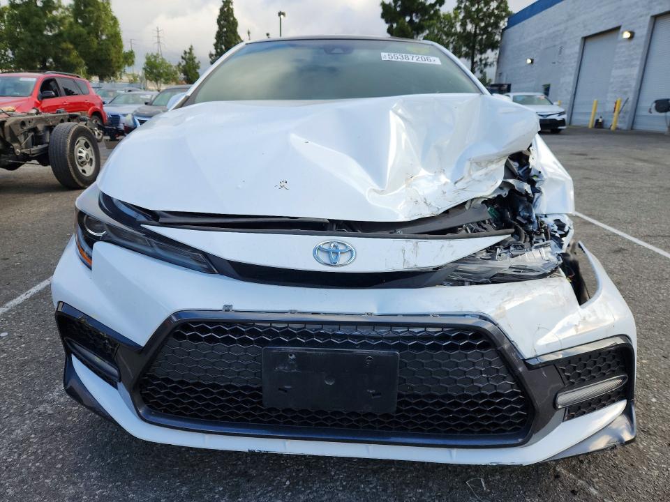 2022 Toyota Corolla VIN 5YFS4MCE0NP109745 COPART salvage auction — SIDE, CA - SALVAGE CERTIFICATE, sold $650 on 2026-07-30 (photo 5)