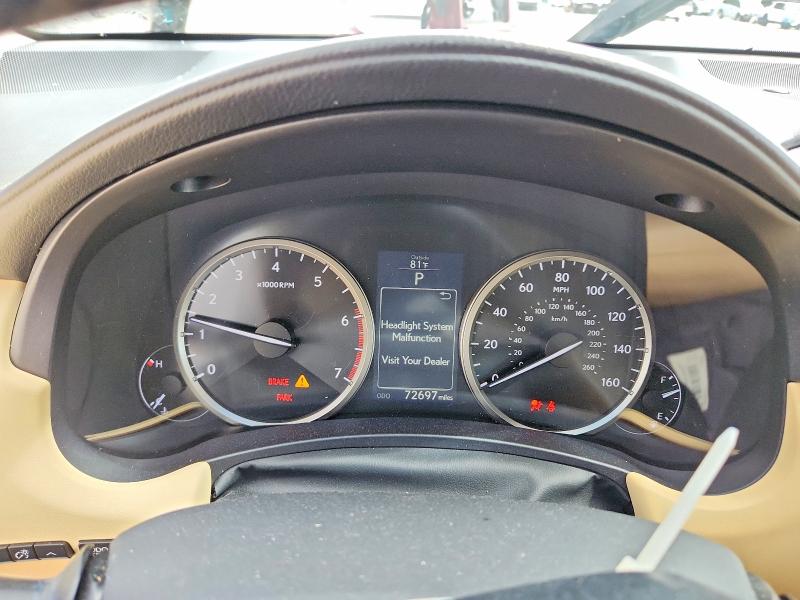 2015 Lexus Nx VIN JTJBARBZ4F2017187 COPART salvage auction — FRONT END, Nj - Cert Of Title-Salvage, sold $3,950 on 2026-07-08 (photo 9)
