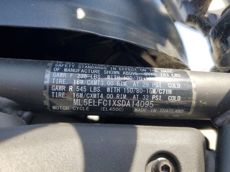 2025 Kawasaki El450 VIN ML5ELFC1XSDA14095 COPART salvage auction — ALL OVER, Ca - Salvage Certificate, sold $1,000 on 2026-07-02 (photo 9)
