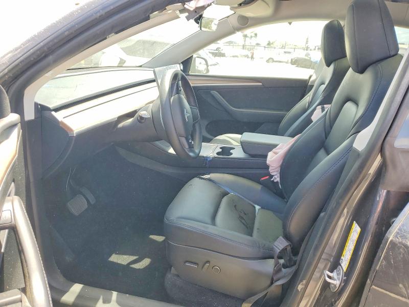 2023 Tesla Model y VIN 7SAYGDEE9PF915423 COPART salvage auction — FRONT END, Ca - Salvage Certificate, sold $10,400 on 2026-07-27 (photo 7)