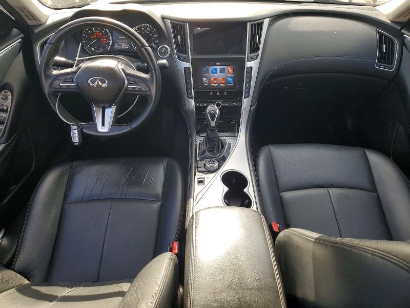 2020 Infiniti Q50 VIN JN1EV7AP9LM201424 COPART salvage auction — FRONT END, Fl - Cert Of Title Slvg Rebuildable, sold $1,800 on 2026-07-06 (photo 8)