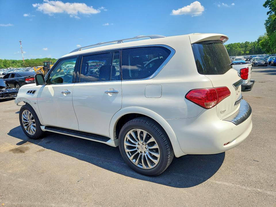 2017 Infiniti Qx80 VIN JN8AZ2NE3H9160914 COPART salvage auction — FRONT END, NJ - CERT OF TITLE-SALVAGE, sold $4,950 on 2026-07-07 (photo 2)