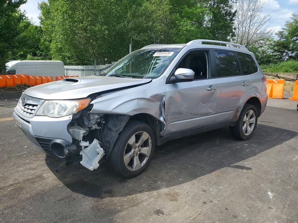 2013 Subaru Forester VIN JF2SHGGC6DH421997 COPART salvage auction — FRONT END, Or - Salvage Title Certificate, sold $1,300 on 2026-07-13 (photo 1)