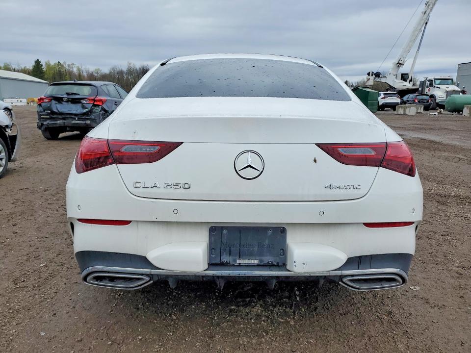 2025 Mercedes-benz Cla-klasse VIN W1K5J4HB8SN531538 COPART salvage auction — FRONT END, On - Permit Salvage, sold $20,250 on 2026-07-07 (photo 6)