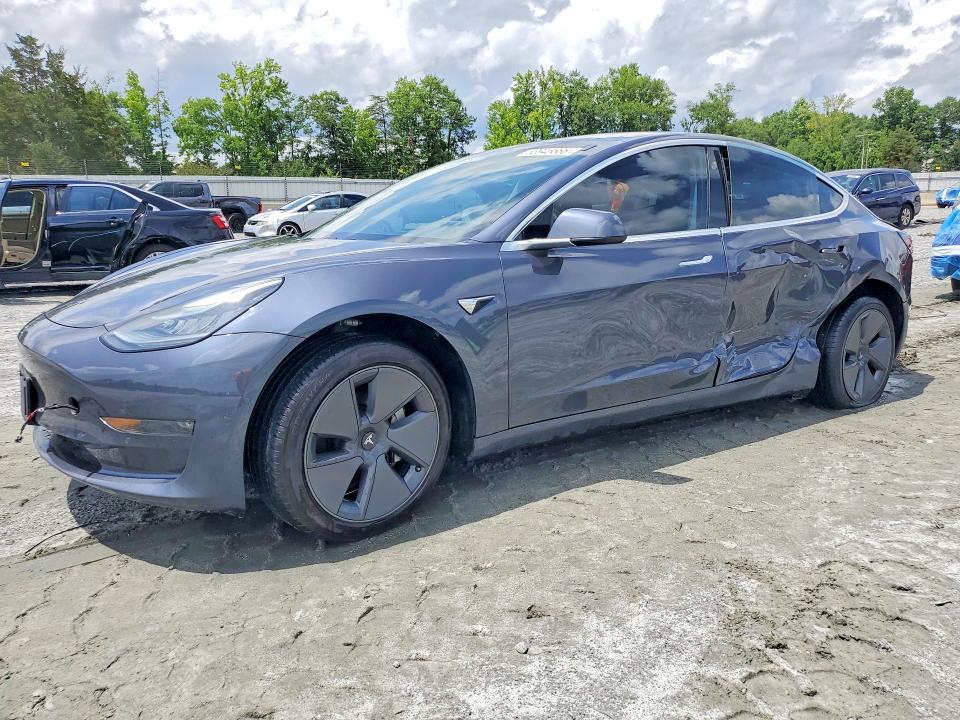 2018 Tesla Model 3 VIN 5YJ3E1EA7JF025776 COPART salvage auction — SIDE, Sc - Cert Of Title-Salvage, sold $6,800 on 2026-07-13 (photo 1)