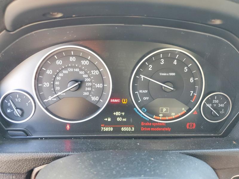 2018 BMW 3er VIN WBA8E5G57JNU47185 COPART salvage auction — FRONT END, Id - Salvage Certificate Of Title, sold $3,450 on 2026-08-17 (photo 9)