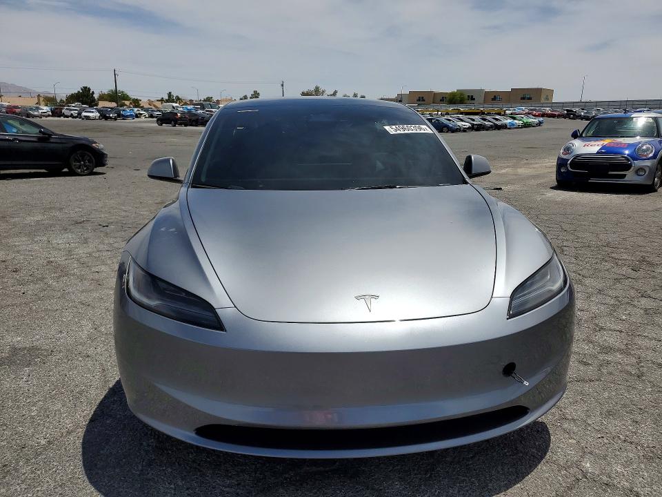 2025 Tesla VIN 5YJ3E1EB1SF937183 COPART salvage auction — REAR END, Nv - Salvage Title, sold $11,800 on 2026-07-27 (photo 5)