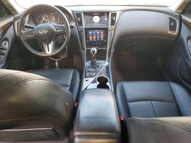 2019 Infiniti Q50 VIN JN1EV7AP6KM516146 COPART salvage auction — FRONT END, Fl - Cert Of Title Slvg Rebuildable, sold $4,150 on 2026-07-14 (photo 8)