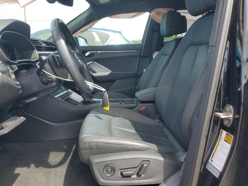 2022 Audi Q3 VIN WA1DECF38N1028291 COPART salvage auction — SIDE, Tn - Salvage Certificate, sold $7,500 on 2026-07-20 (photo 7)