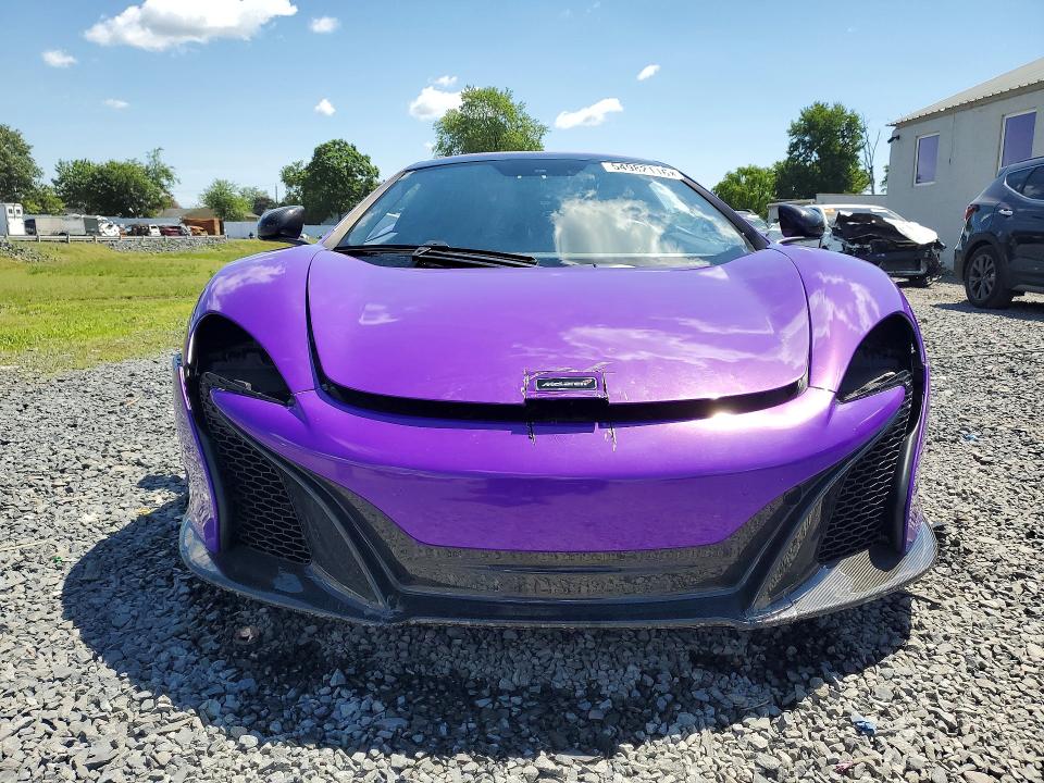 2016 Mclaren VIN SBM11FAA8GW005912 COPART salvage auction — VANDALISM, Nj - Cert Of Title-Salvage, sold $18,400 on 2026-07-24 (photo 5)