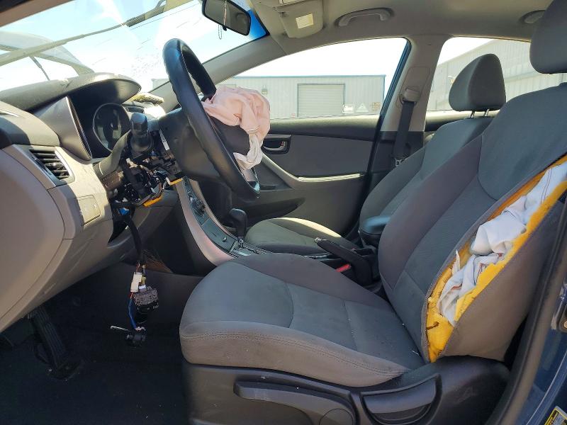 2013 Hyundai Elantra VIN KMHDH4AE1DU010882 COPART salvage auction — FRONT END, Ca - Salvage Certificate, sold $225 on 2026-07-06 (photo 7)