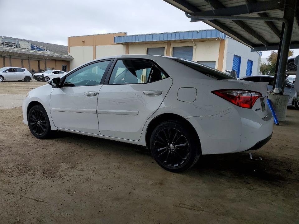 2016 Toyota Corolla VIN 5YFBURHE2GP414205 COPART salvage auction — VANDALISM, CA - SALVAGE CERTIFICATE, sold $300 on 2026-07-28 (photo 2)