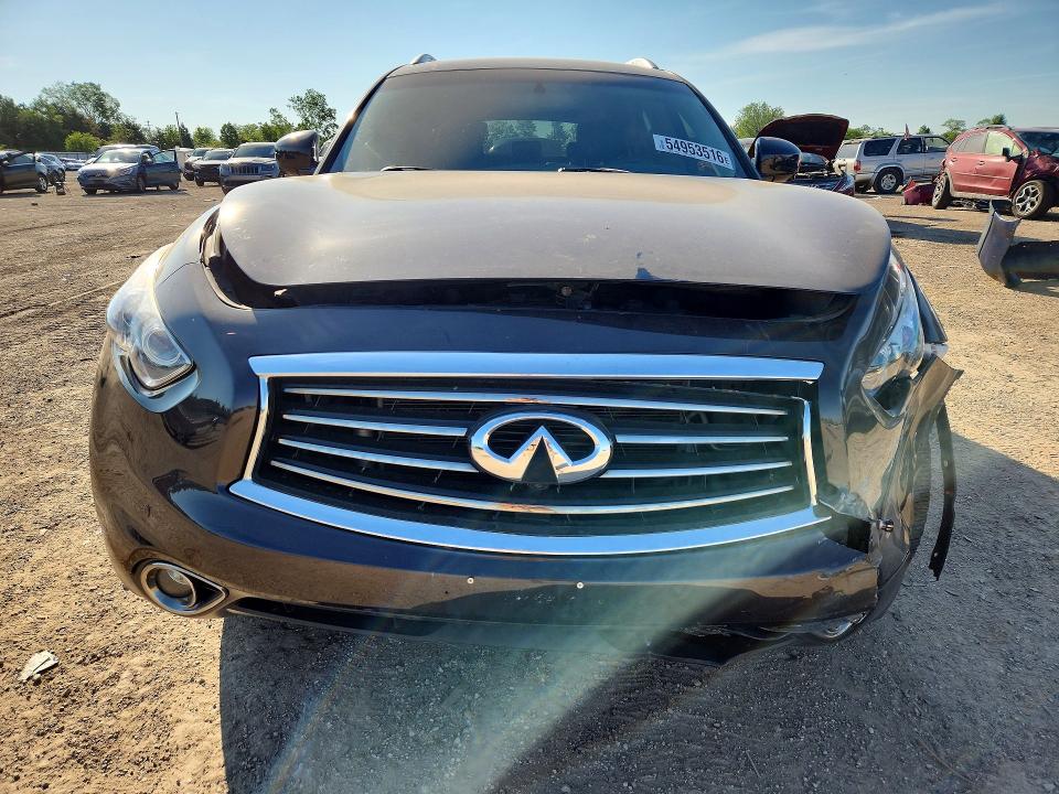 2013 Infiniti Fx VIN JN8CS1MW1DM170396 COPART salvage auction — FRONT END, IL - SALVAGE CERTIFICATE, sold $1,050 on 2026-07-07 (photo 5)