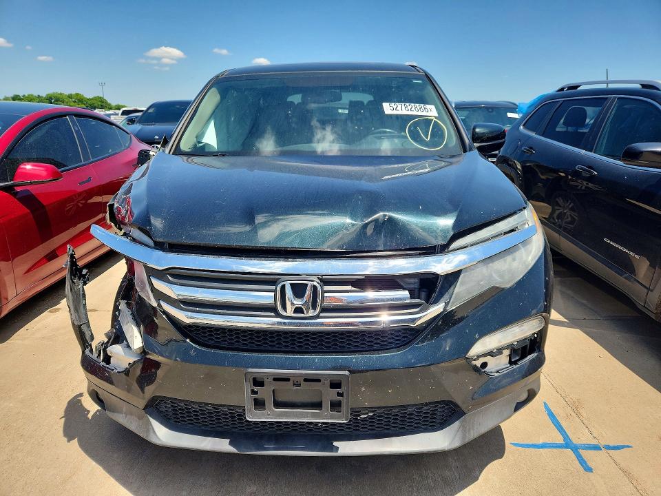 2016 Honda Pilot VIN 5FNYF5H50GB031677 COPART salvage auction — FRONT END, Tx - Salvage Vehicle Title, sold $2,600 on 2026-07-02 (photo 5)