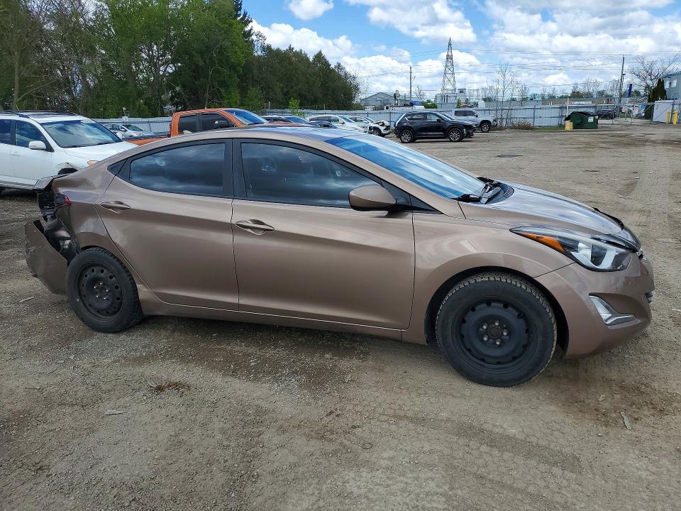 2015 Hyundai VIN KMHDH4AE2FU302494 COPART salvage auction — UNDERCARRIAGE, On - Permit Salvage, sold $575 on 2026-07-28 (photo 4)