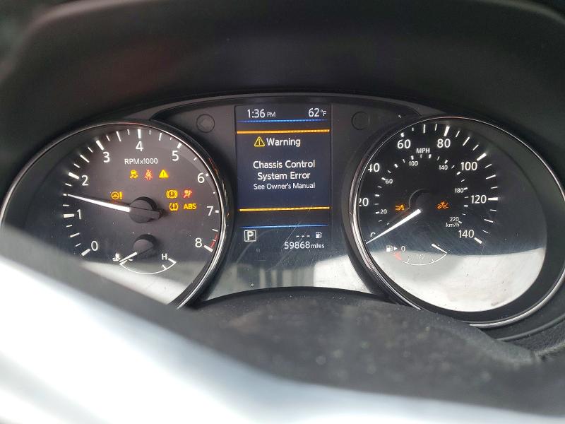 2020 Nissan Rogue VIN 5N1AT2MT7LC729400 COPART salvage auction — FRONT END, In - Cert Of Title-Salvage Title, sold $2,500 on 2026-07-10 (photo 9)