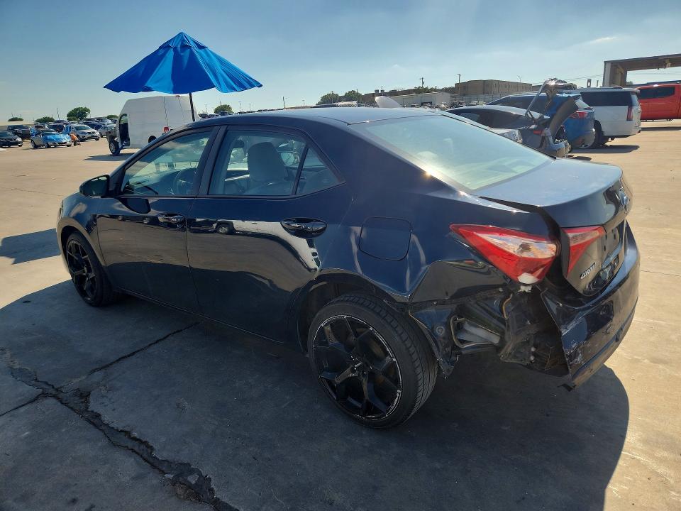 2018 Toyota Corolla VIN 5YFBURHEXJP839999 COPART salvage auction — REAR END, Tx - Salvage Vehicle Title, sold $200 on 2026-07-09 (photo 2)