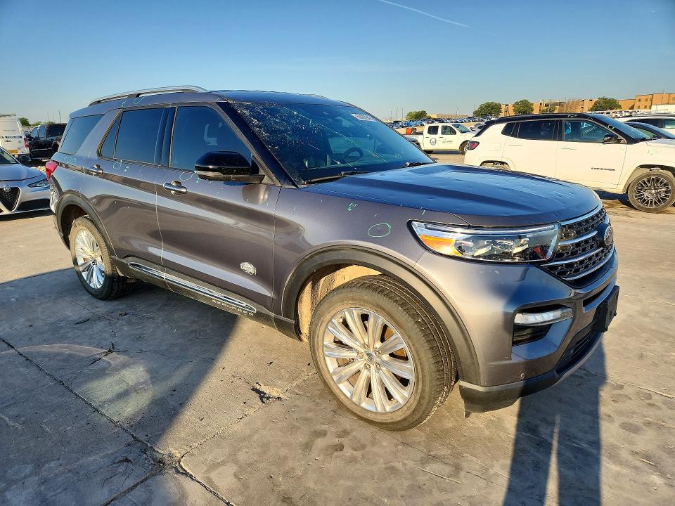 2022 Ford Explorer VIN 1FM5K8LC0NGA88692 COPART salvage auction — HAIL, TX - CERTIFICATE OF TITLE, sold $18,000 on 2026-07-09 (photo 4)