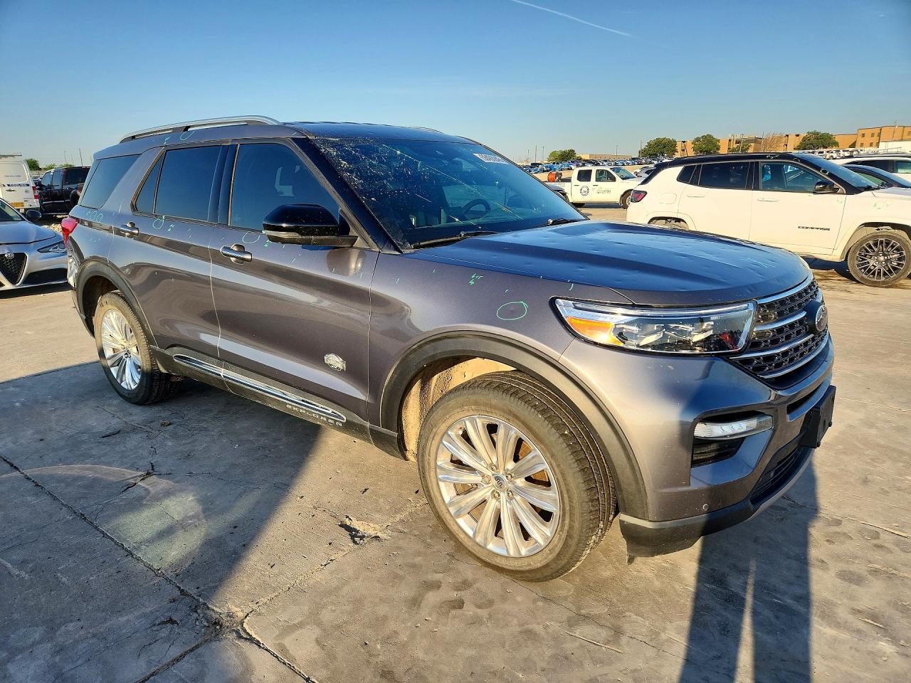 2022 Ford Explorer VIN 1FM5K8LC0NGA88692 COPART salvage auction — Hail, TX - CERTIFICATE OF TITLE, sold $18,000 on 2026-07-09 (photo 4)