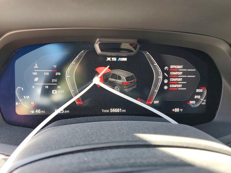 2020 BMW X5 VIN 5YMJU0C03L9B05663 COPART salvage auction — MECHANICAL, Nv - Salvage Title, sold $28,250 on 2026-07-13 (photo 9)