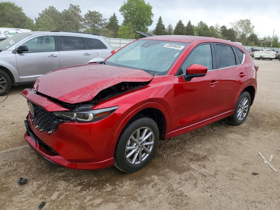 2024 Mazda Cx-5 VIN JM3KFBBLXR0432514 COPART salvage auction — FRONT END, Il - Salvage Certificate, sold $8,800 on 2026-07-30 (photo 1)