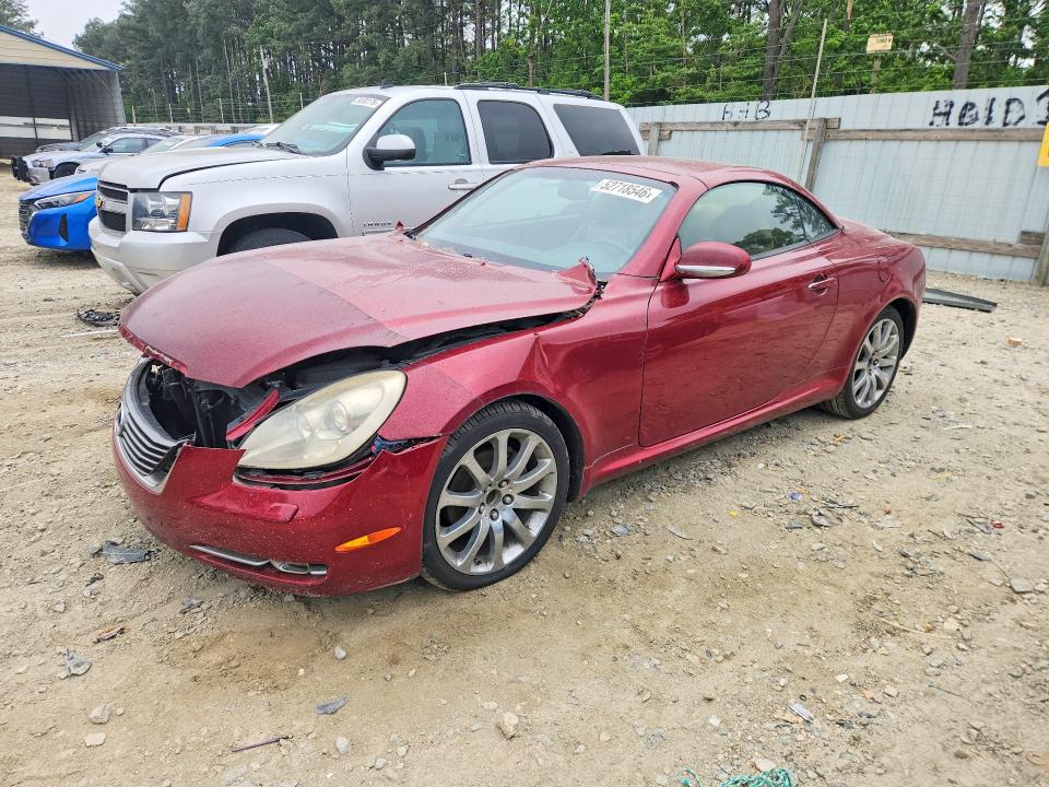 2006 Lexus Sc VIN JTHFN48Y969002488 COPART salvage auction — FRONT END, Md - Cert Of Salvage > 75% Damage, sold $600 on 2026-07-07 (photo 1)