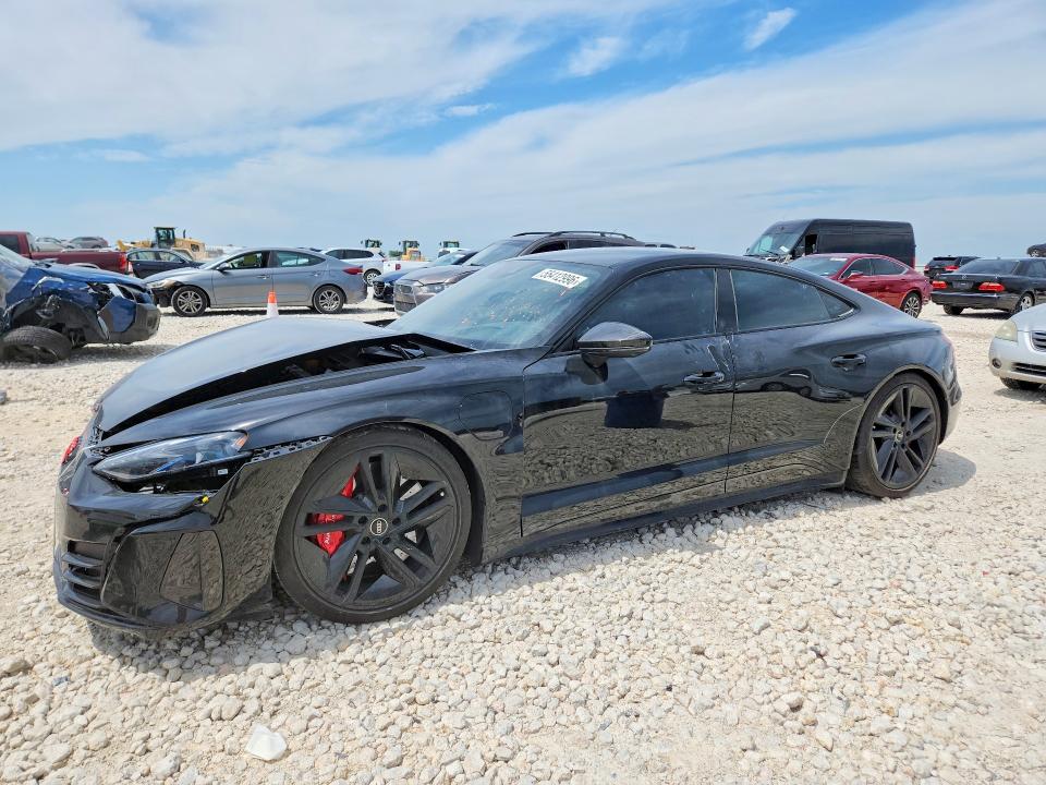 2023 Audi Rs e-tron gt VIN WAUAHBFW6P7901697 COPART salvage auction — FRONT END, Tx - Salvage Vehicle Title, sold $20,300 on 2026-07-23 (photo 1)