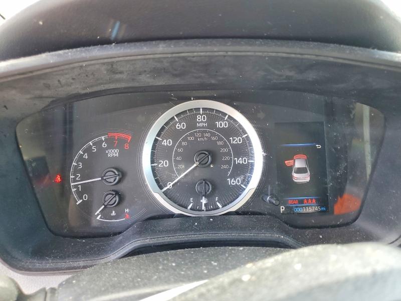 2021 Toyota Corolla VIN 5YFEPMAE1MP164243 COPART salvage auction — HAIL, Ar - Cert Of Title-Salvage, sold $5,200 on 2026-07-08 (photo 9)