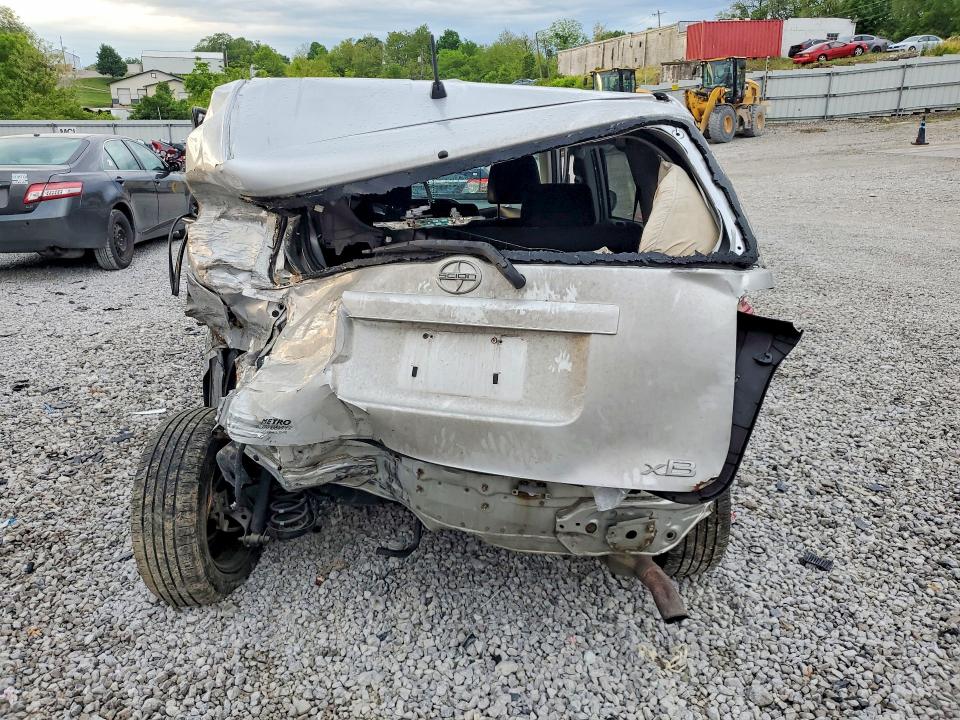 2008 Toyota Scion VIN JTLKE50EX81003629 COPART salvage auction — ALL OVER, OH - CERT OF TITLE-SALVAGE, sold $300 on 2026-07-31 (photo 6)