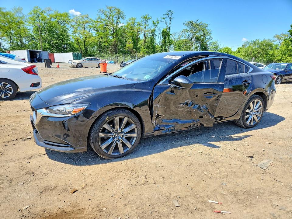2019 Mazda 6 VIN JM1GL1VM4K1505351 COPART salvage auction — SIDE, Md - Cert Of Salvage > 75% Damage, sold $1,550 on 2026-07-23 (photo 1)
