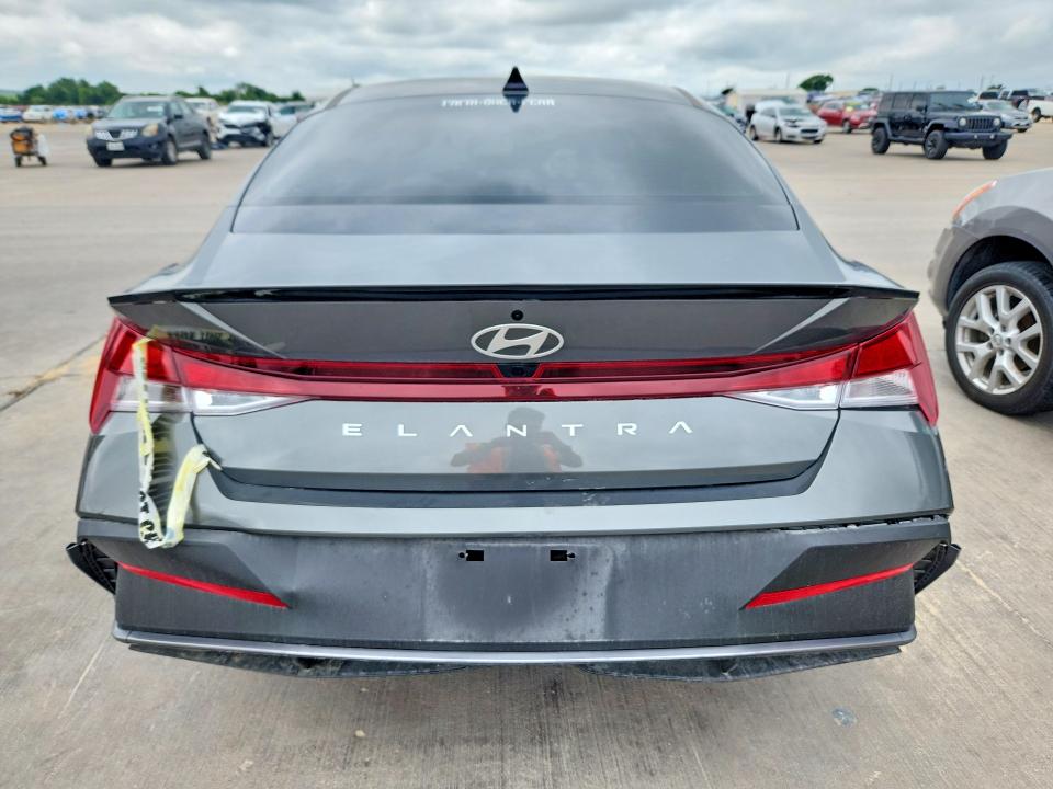 2026 Hyundai Elantra VIN KMHLM4DG2TU137689 COPART salvage auction — FRONT END, Tx - Certificate Of Title, sold $2,300 on 2026-07-09 (photo 6)