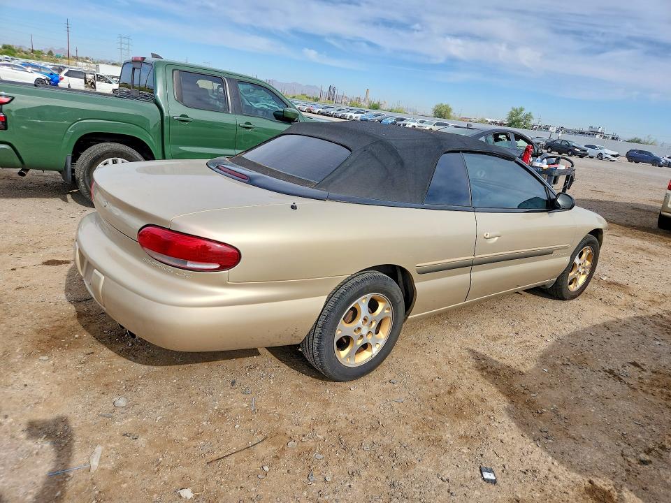 2000 Chrysler Sebring VIN 3C3EL55H6YT239807 COPART salvage auction — MECHANICAL, AZ - CERTIFICATE OF TITLE, sold $500 on 2026-07-24 (photo 3)
