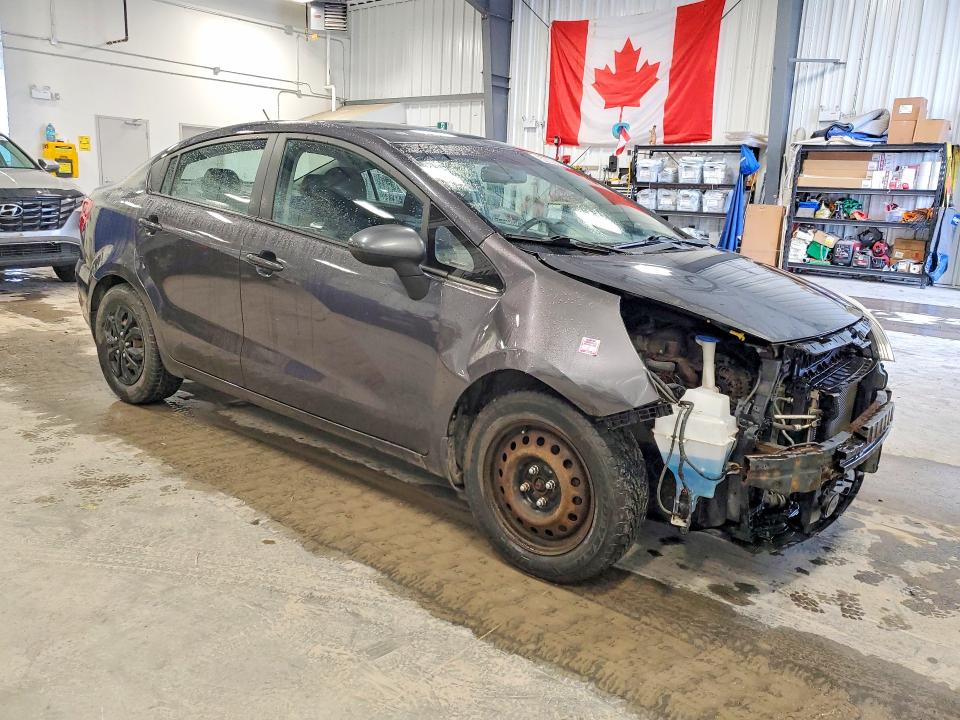 2017 Kia Rio VIN KNADM4A35H6100218 COPART salvage auction — FRONT END, Salvage Title, sold $600 on 2026-07-14 (photo 4)