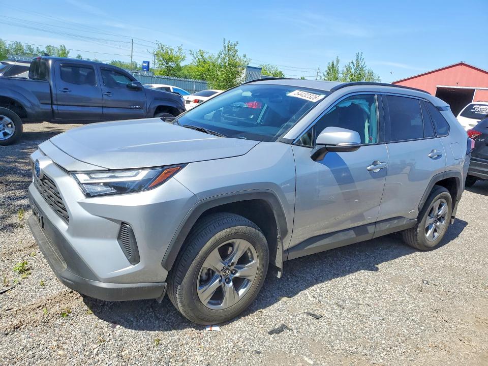 2024 Toyota Rav4 hybrid VIN 2T3RWRFV9RW219819 COPART salvage auction — UNDERCARRIAGE, ON - PERMIT SALVAGE, sold $10,500 on 2026-07-23 (photo 1)