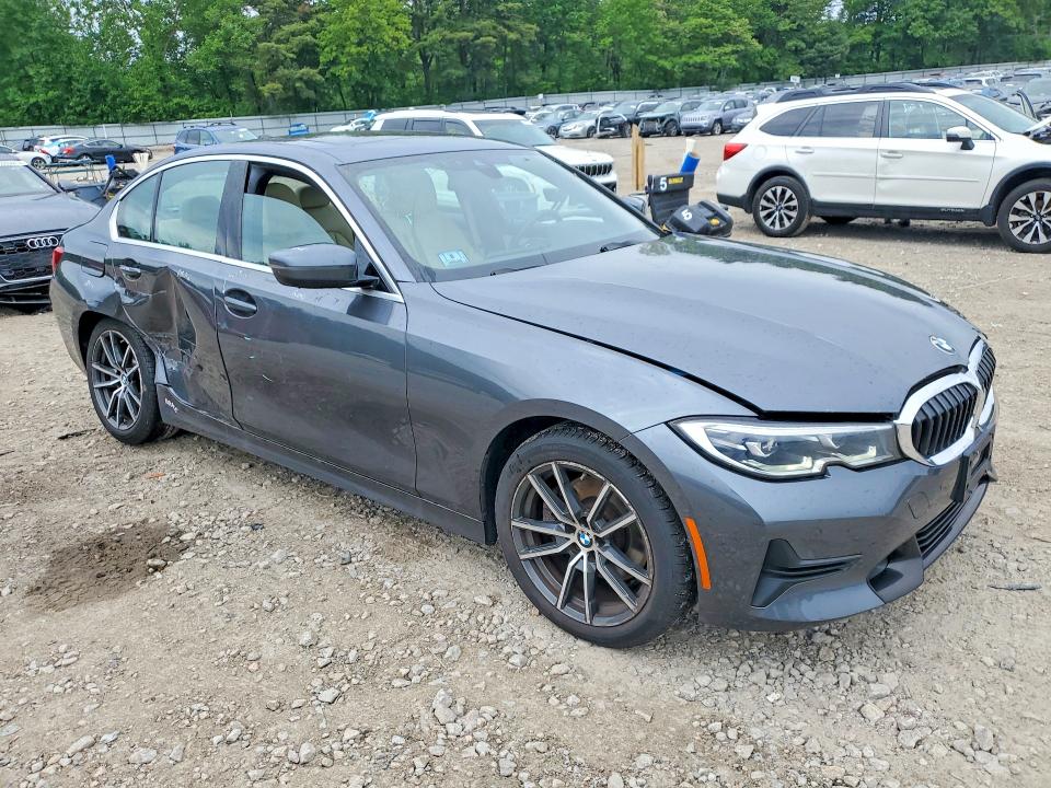 2020 BMW 3er VIN 3MW5R7J03L8B11121 COPART salvage auction — SIDE, Ma - Cert Of Title-Salvage, sold $11,500 on 2026-07-27 (photo 4)