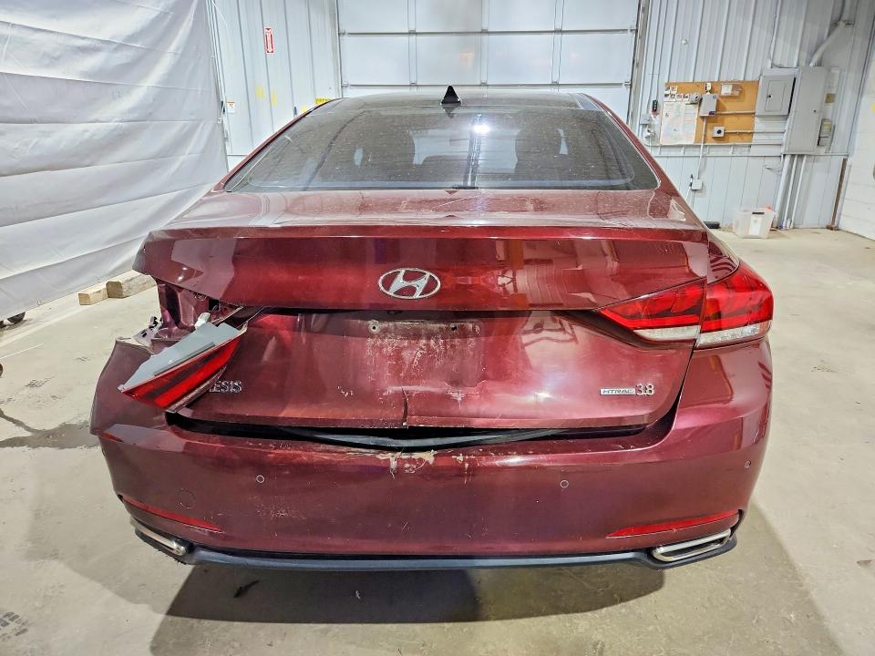 2015 Hyundai VIN KMHGN4JE8FU037876 COPART salvage auction — REAR END, Nh - Cert Of Title-Salvage, sold $500 on 2026-07-21 (photo 6)