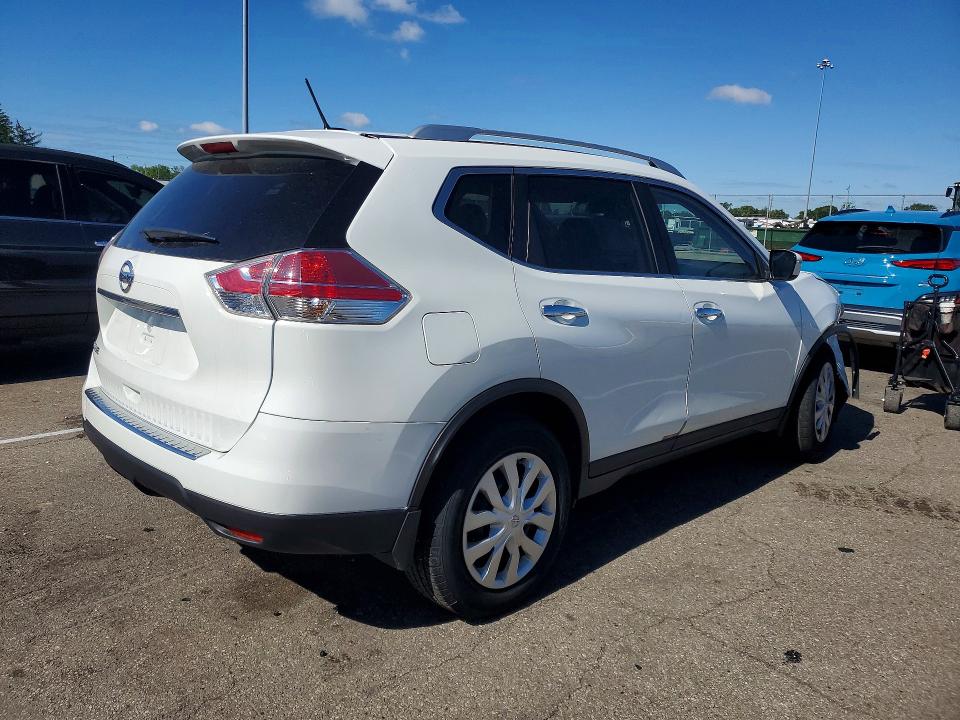 2016 Nissan VIN KNMAT2MT4GP629189 COPART salvage auction — FRONT END, Oh - Cert Of Title-Salvage, sold $1,750 on 2026-07-06 (photo 3)