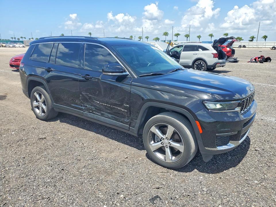 2021 Jeep Grand cherokee l VIN 1C4RJJBG8M8160669 COPART salvage auction — SIDE, FL - CERT OF TITLE SLVG REBUILDABLE, sold $11,100 on 2026-07-13 (photo 4)