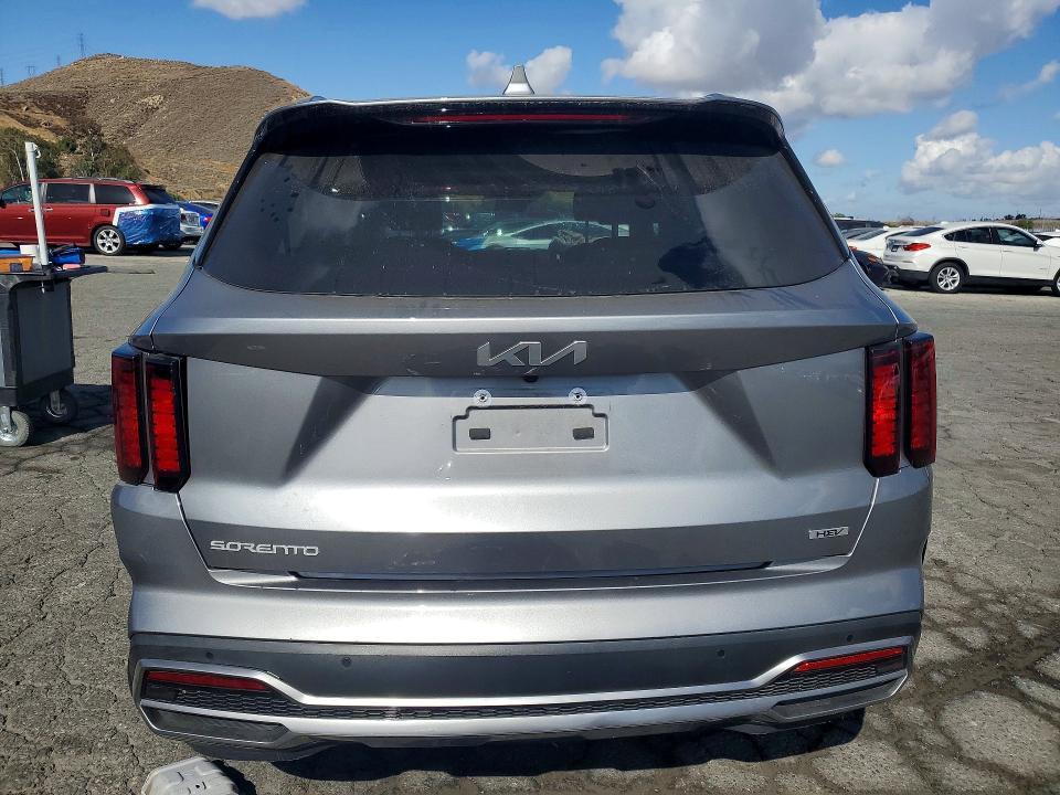2023 Kia Sorento VIN KNDRH4LG3P5146096 COPART salvage auction — FRONT END, Ca - Salvage Certificate, sold $4,100 on 2026-07-06 (photo 6)