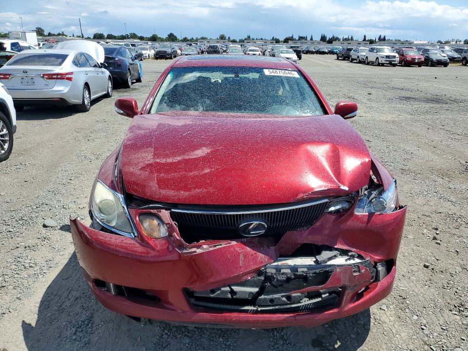 2009 Lexus Gs 350 VIN JTHBE96S590046345 COPART salvage auction — FRONT END, Ca - Salvage Certificate, sold $1,050 on 2026-07-02 (photo 5)