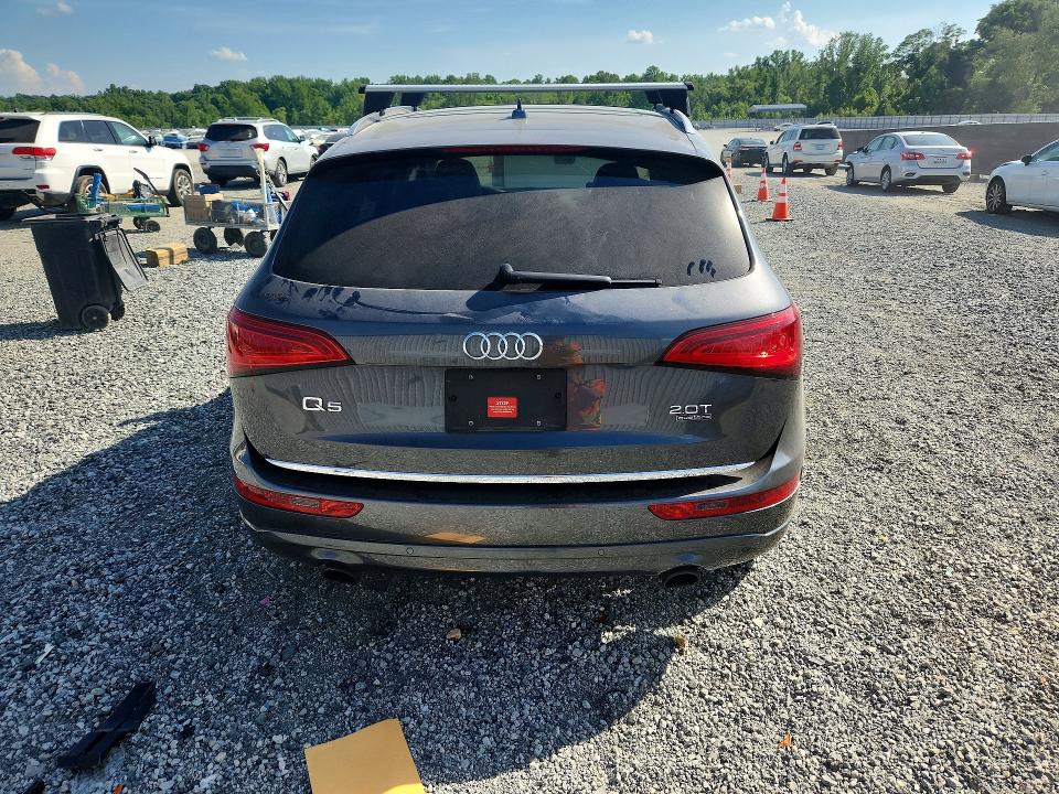 2016 Audi Q5 VIN WA1L2AFP4GA138298 COPART salvage auction — FRONT END, Sc - Cert Of Title-Salvage, sold $4,350 on 2026-07-06 (photo 6)