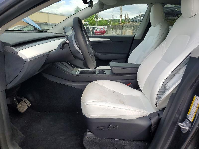 2023 Tesla Model y VIN 7SAYGDEE6PF868433 COPART salvage auction — SIDE, NY - MV-907A SALVAGE CERTIFICATE, sold $7,500 on 2026-07-28 (photo 7)