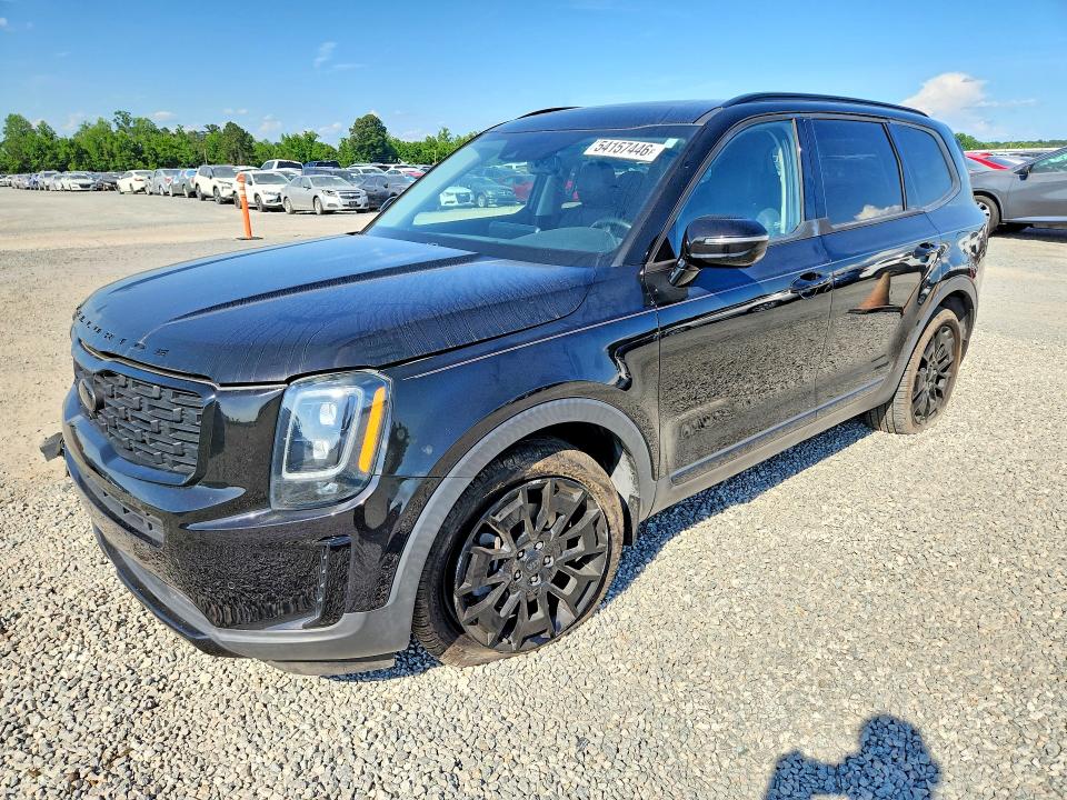 2021 Kia Telluride VIN 5XYP5DHC8MG096224 COPART salvage auction — FRONT END, NC - SALVAGE CERTIFICATE OF TITLE, sold $7,800 on 2026-07-13 (photo 1)