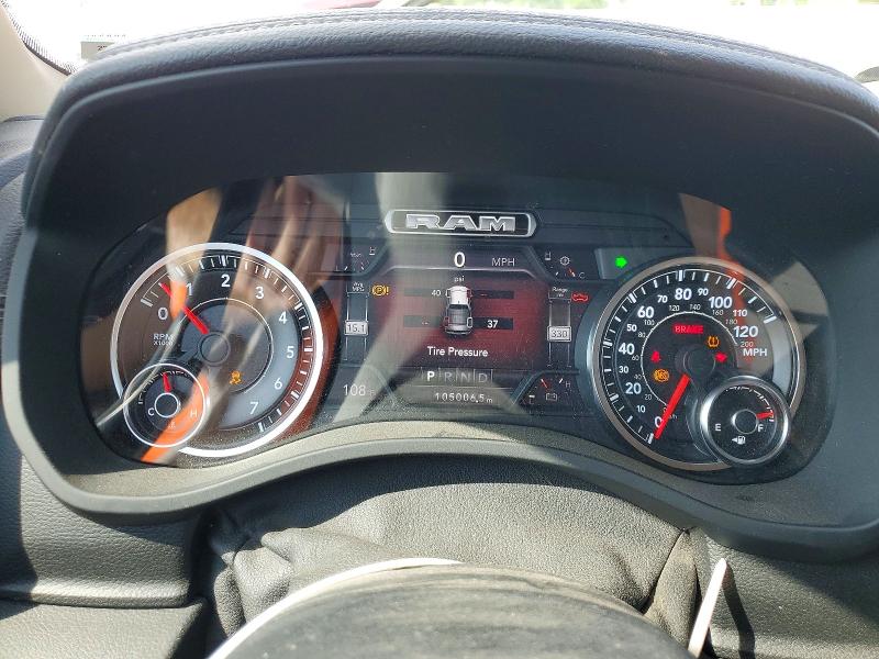 2019 Ram 1500 VIN 1C6SRFJT4KN556657 COPART salvage auction — FRONT END, TN - SALVAGE CERTIFICATE, sold $8,500 on 2026-07-27 (photo 9)