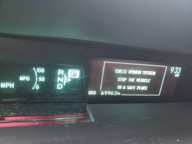 2013 Toyota Prius VIN JTDKN3DU7D1692413 COPART salvage auction — FRONT END, Or - Salvage Title Certificate, sold $2,400 on 2026-07-06 (photo 9)