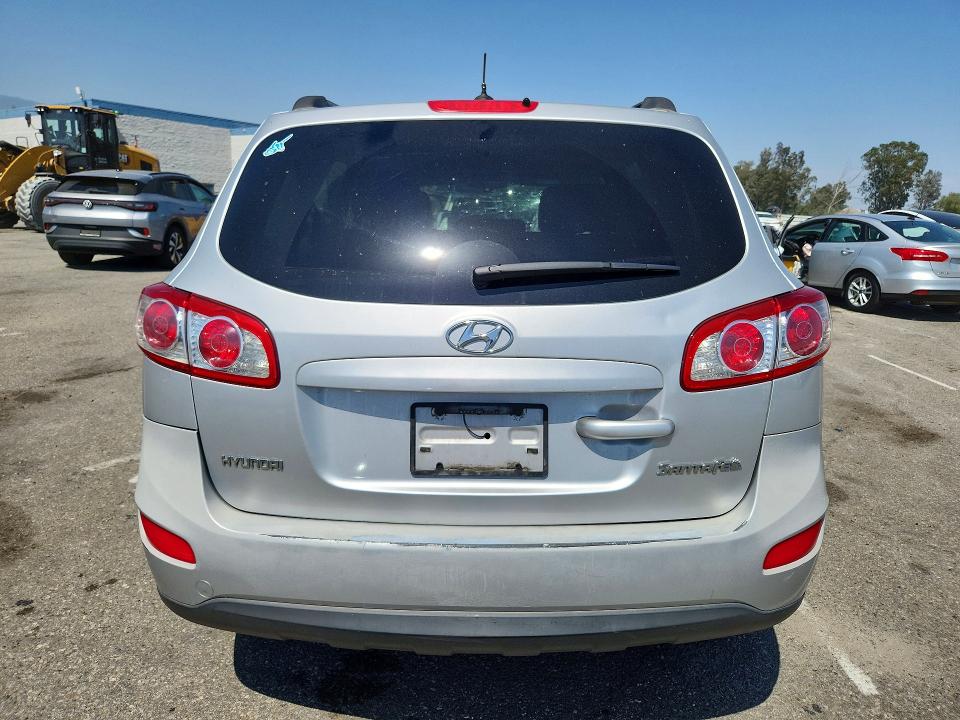 2011 Hyundai Santa fe VIN 5XYZG3AB1BG067028 COPART salvage auction — FRONT END, Ca - Salvage Certificate, sold $475 on 2026-07-14 (photo 6)