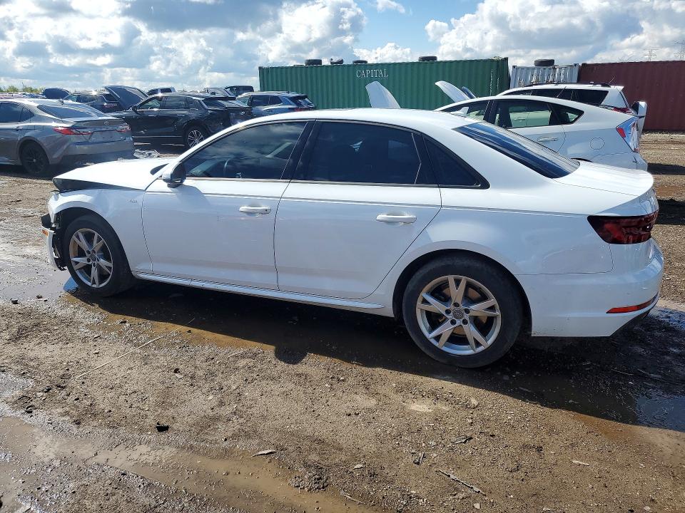 2018 Audi A4 VIN WAUKMAF47JN020065 COPART salvage auction — FRONT END, Il - Salvage Certificate, sold $2,500 on 2026-07-02 (photo 2)