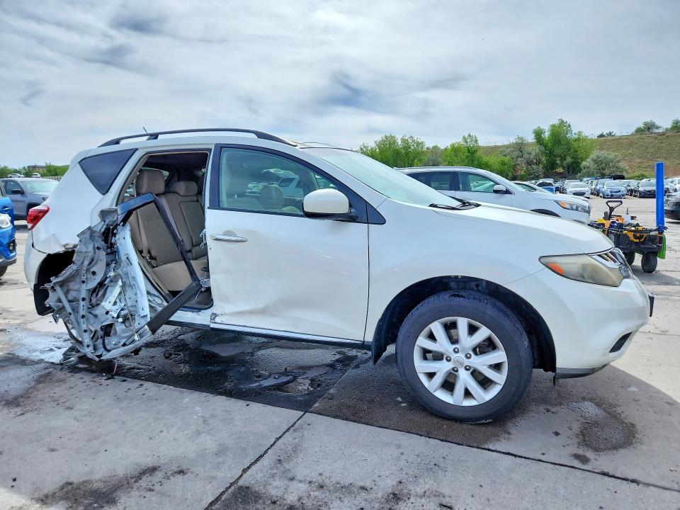 2012 Nissan Murano VIN JN8AZ1MWXCW223778 COPART salvage auction — SIDE, CO - PUBLIC - SALVAGE TITLE, sold $1,700 on 2026-08-03 (photo 4)